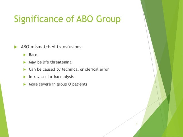 Abo Blood Groups
