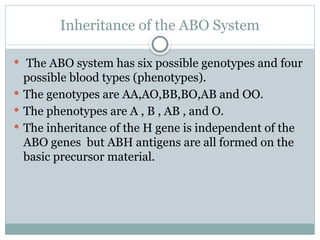 The discovery of the ABO blood group, over 100 years ago, caused great ...