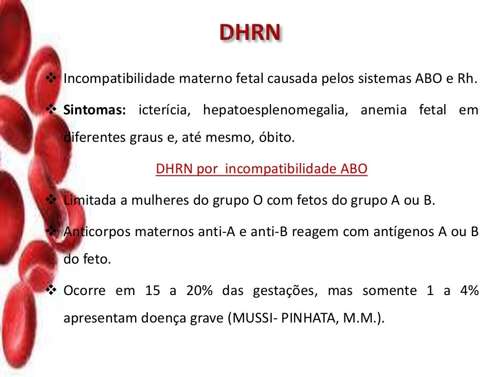 Grupos sanguíneos ABO e fator Rh