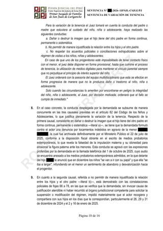 VARIACION DE TENENCIA COMPARTIDA A EXCLUSIVA | PDF