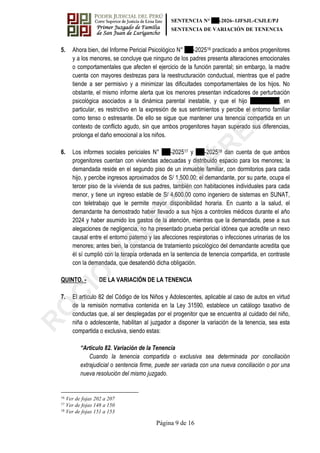 VARIACION DE TENENCIA COMPARTIDA A EXCLUSIVA | PDF
