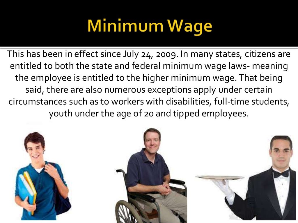 The Laws Regarding the Federal Minimum Wage
