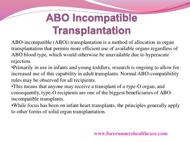 Abo kidney transplant India