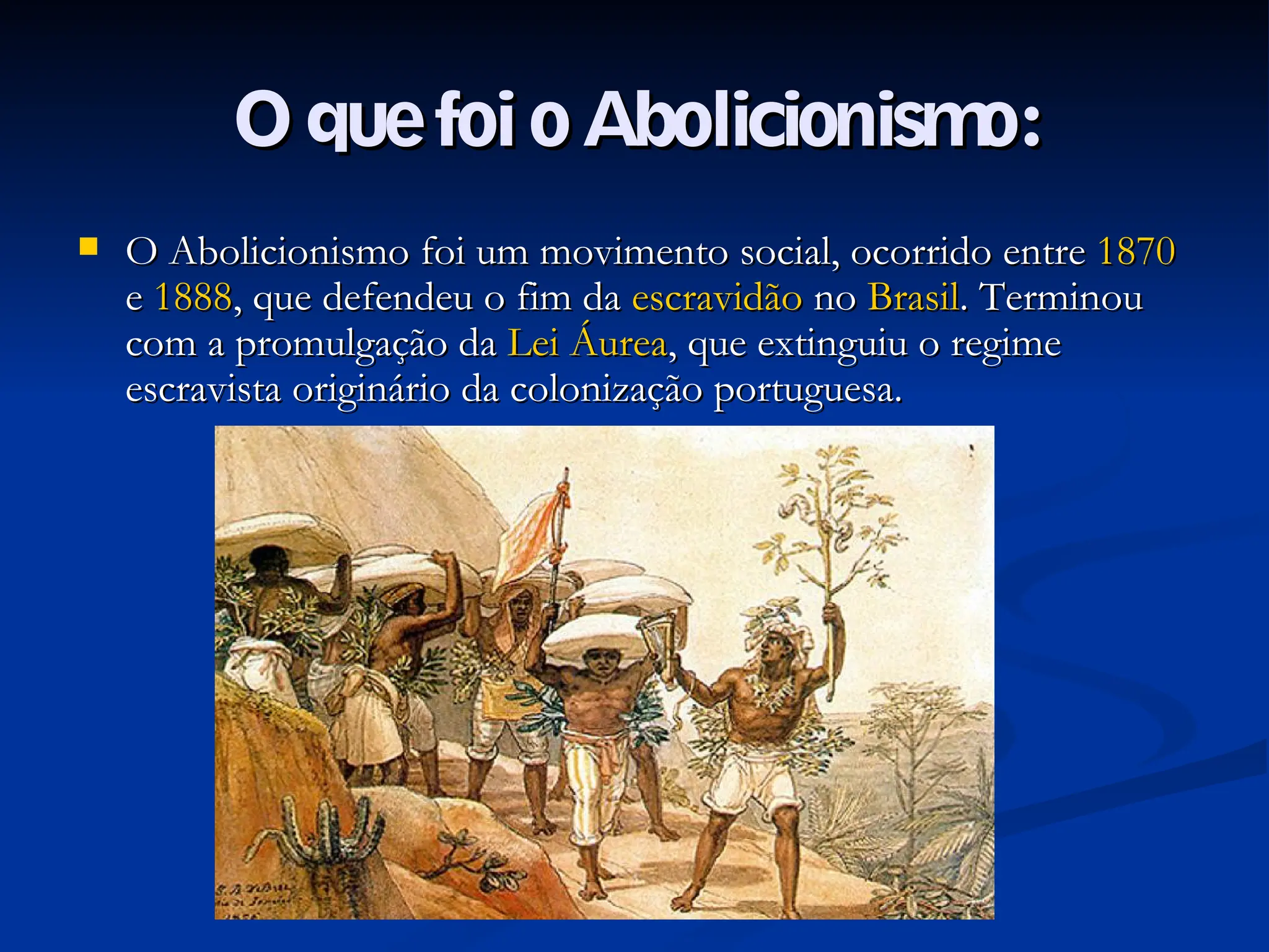 O movimento abolicionista durante o império brasileiro | PDF
