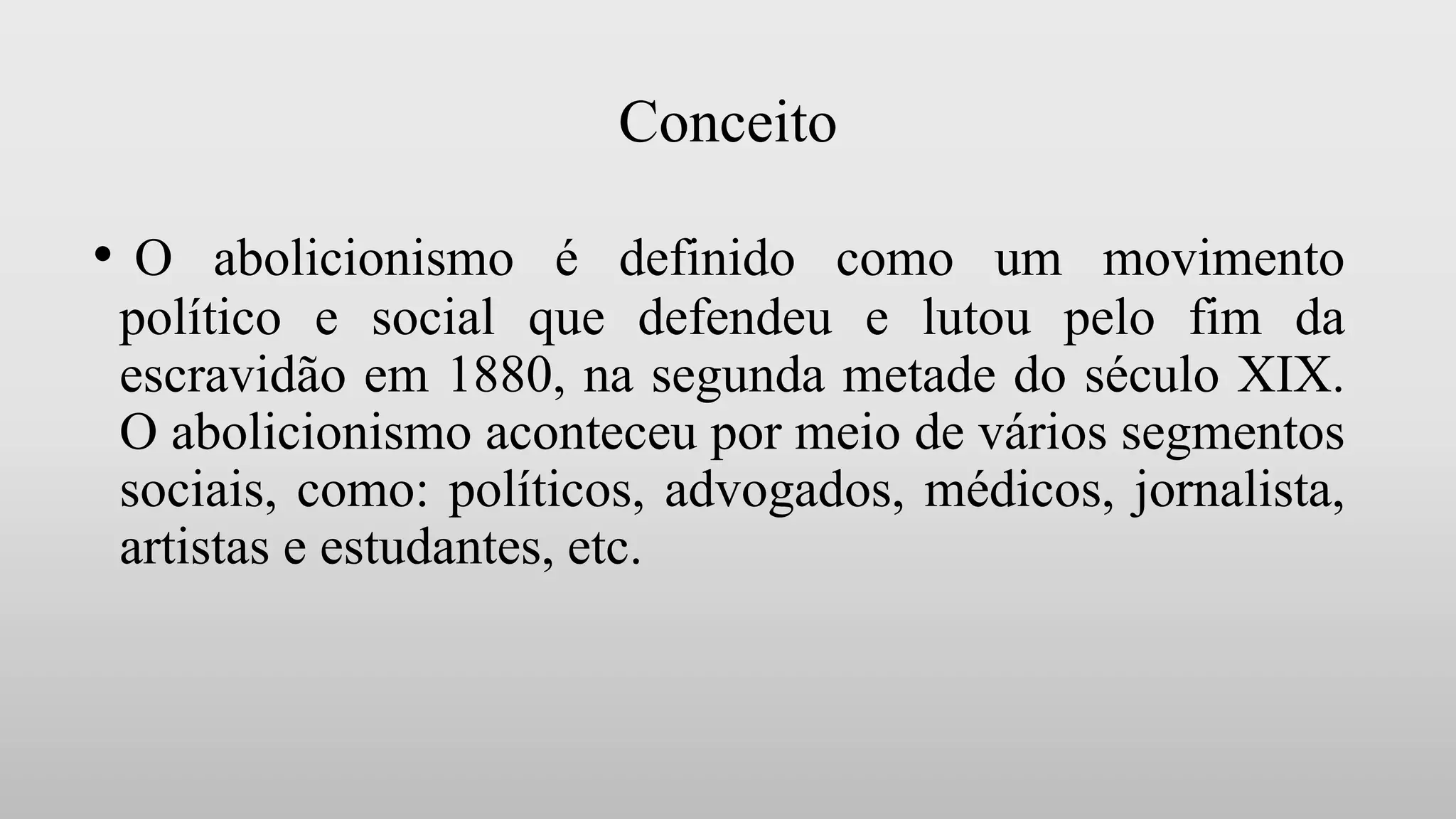 Abolicionismo | PPTX