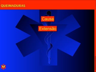 Escola Nacional de Bombeiros
                      Extensão
              Causa
QUEIMADURAS
 