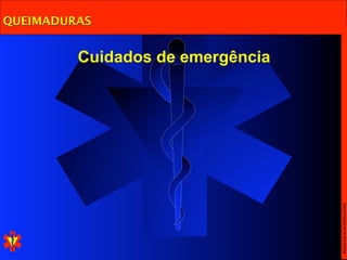 QUEIMADURAS


         Cuidados de emergência




                                  Escola Nacional de Bombeiros
 