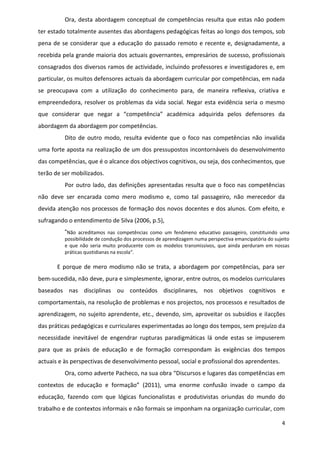 Abordagem por competencias no curriculo escolar em cabo verde | PDF