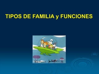 TIPOS DE FAMILIA y FUNCIONES
 