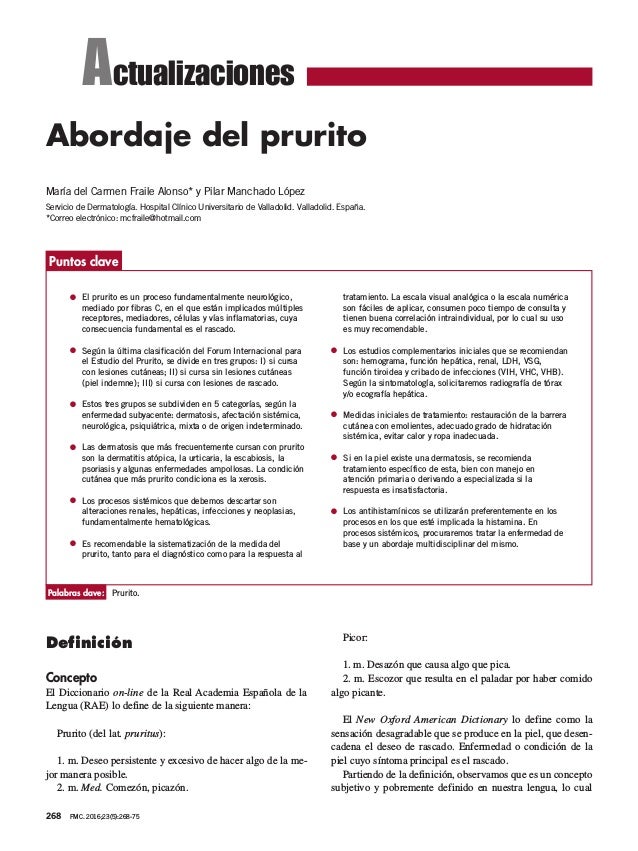 Abordaje Del Prurito