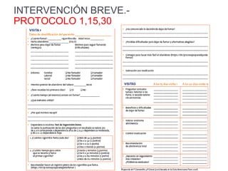 18/10/13
INTERVENCIÓN BREVE.-
PROTOCOLO 1,15,30
 