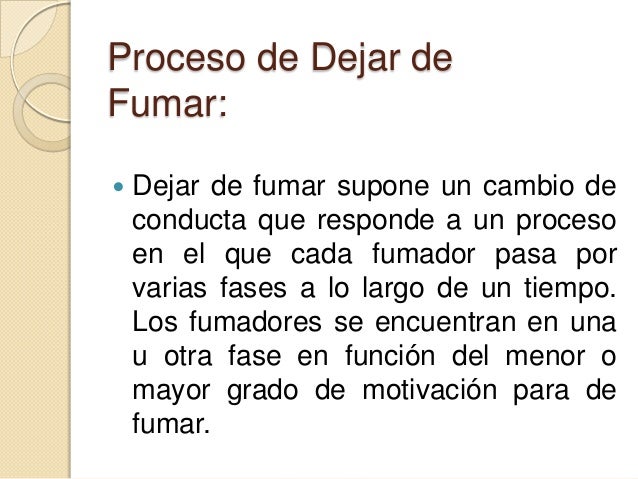 Los modos reales a de dejar fumar el foro