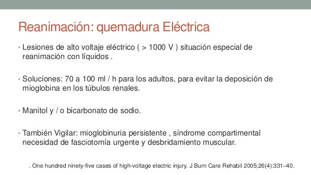 j rehabil care burn manejo quemados Abordaje y de pacientes