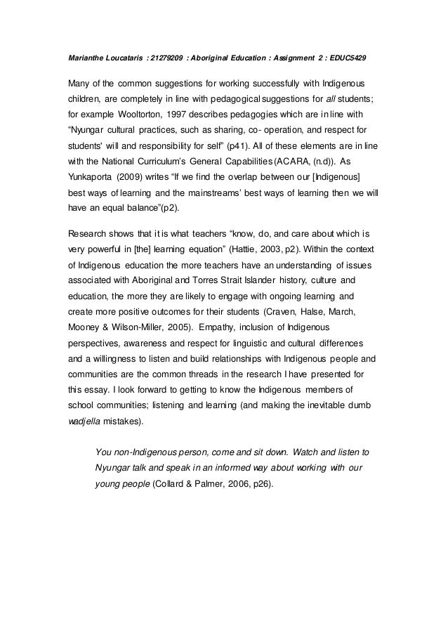 Aboriginal cultures essay example 07 image