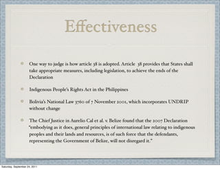 Undrip Act.pdf UN Declaration of the Rights of Indigenous Peoples | PDF