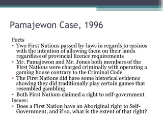 Aboriginal Rights to Treaty Rights | PPT