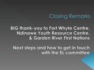 Aboriginal Youth And CED in Canada