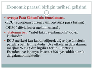 AB ORTAK EKONOMİ ve PARA POLİTİKASI OLUŞTURMA SÜRECİ PDF
