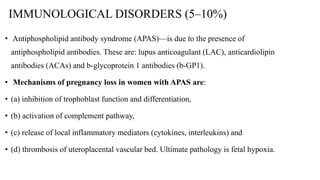 PATHOPHYSIOLOGY OF ABORTION PDF. NET PRESENTATION | PPTX
