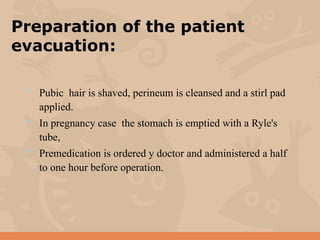 Stirl Abortion in obstetrics and gynaecology lhv | PPTX