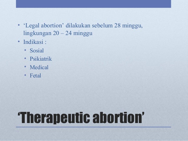 Abortion - keguguran