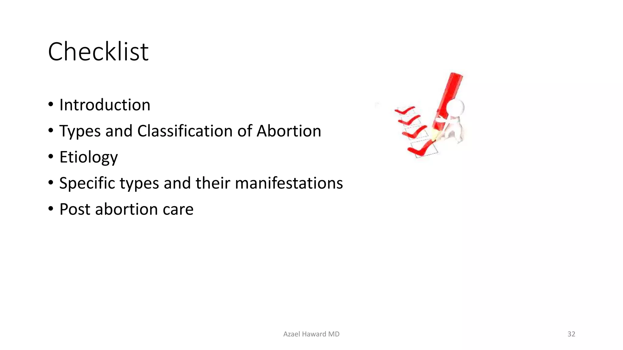 Abortion and postabortal care | PPTX