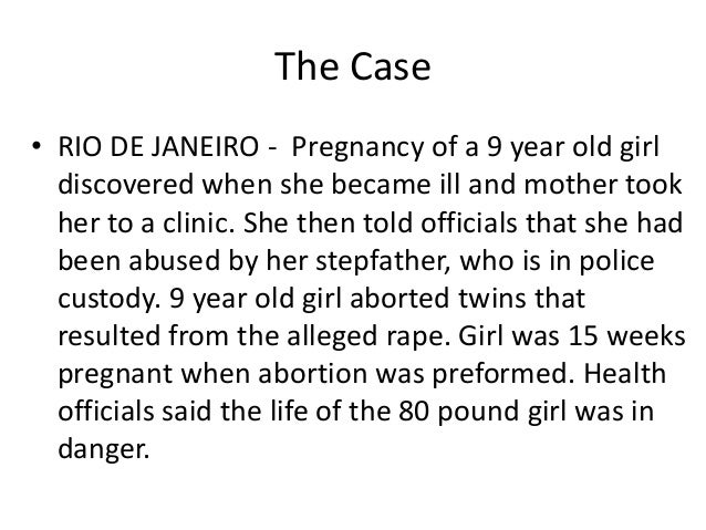 Abortion case studies