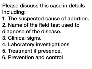 Abortion clinical case | PDF