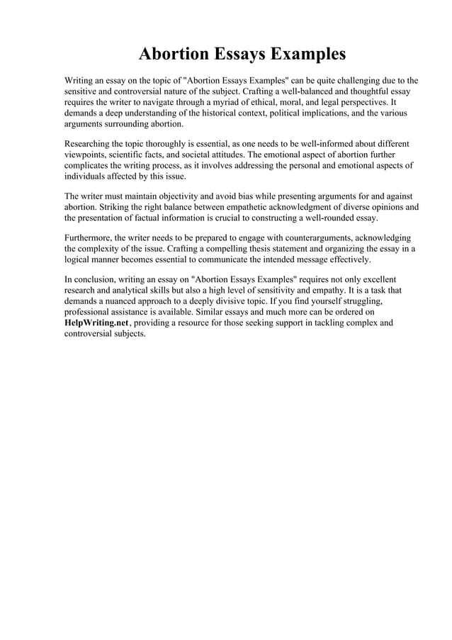 abortion-essays-examples-pdf