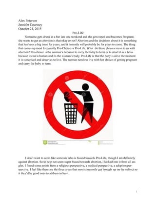 Abortion photo essay | PDF
