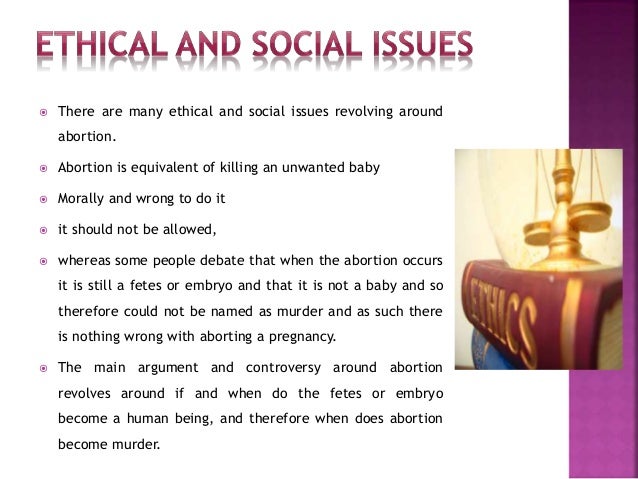 The Moral Issue Of Abortion