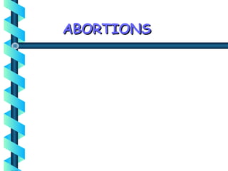 ABORTIONSABORTIONS
 