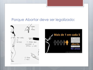Porque Abortar deve ser legalizado:
 