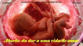 Aborto: da dor a uma vida de amor
1
27/02/2021 27/06/2021
Claudio Rariz Siqueira – claudio.rariz@gmail.com
 