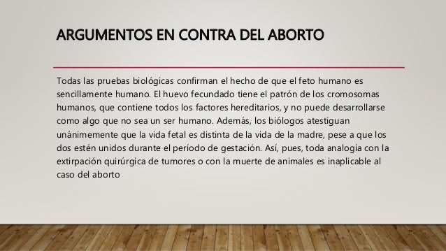 Texto Argumentativo Sobre El Aborto En Contra www.slideshare.net