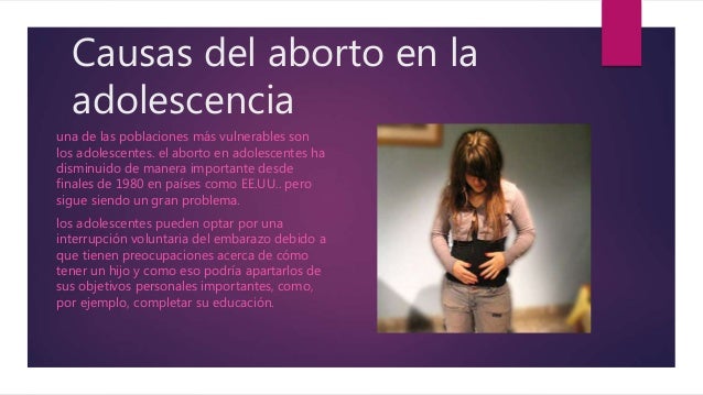 Aborto en la adolescencia