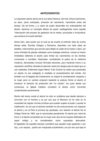 Aborto trabajo policia