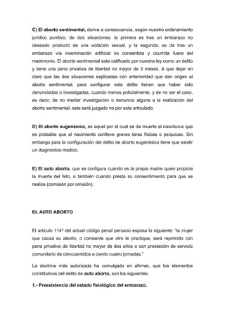 Aborto trabajo policia