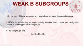 ABO SUB GROUPS & DIscrepancies detail1.pptx