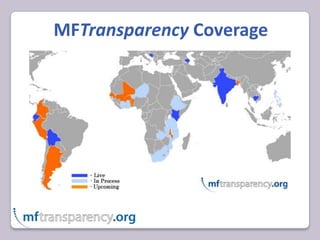 35/43 Peruvian MFIs submitted data (81%)