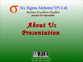 About Us Presentation  