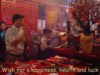 Wish for a happiness, health and luck 