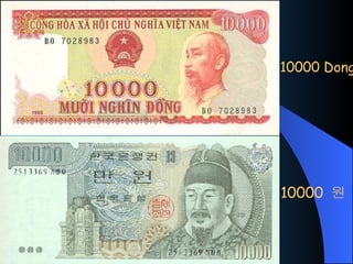 10000 Dong 10000  원 