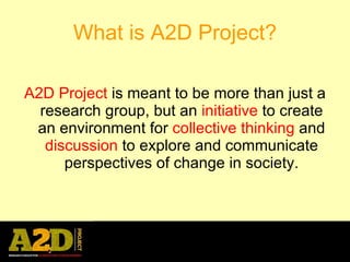 About A2D Project | PPT