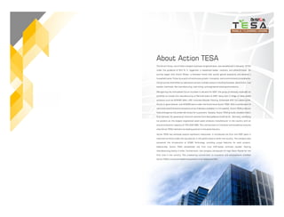 About Action tesa - its operations across multiple sectors | PDF