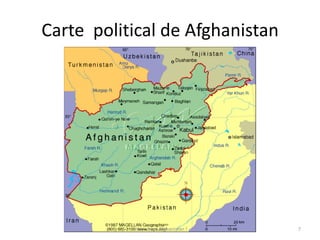 Carte  political de Afghanistan7Little about Afghanistan !