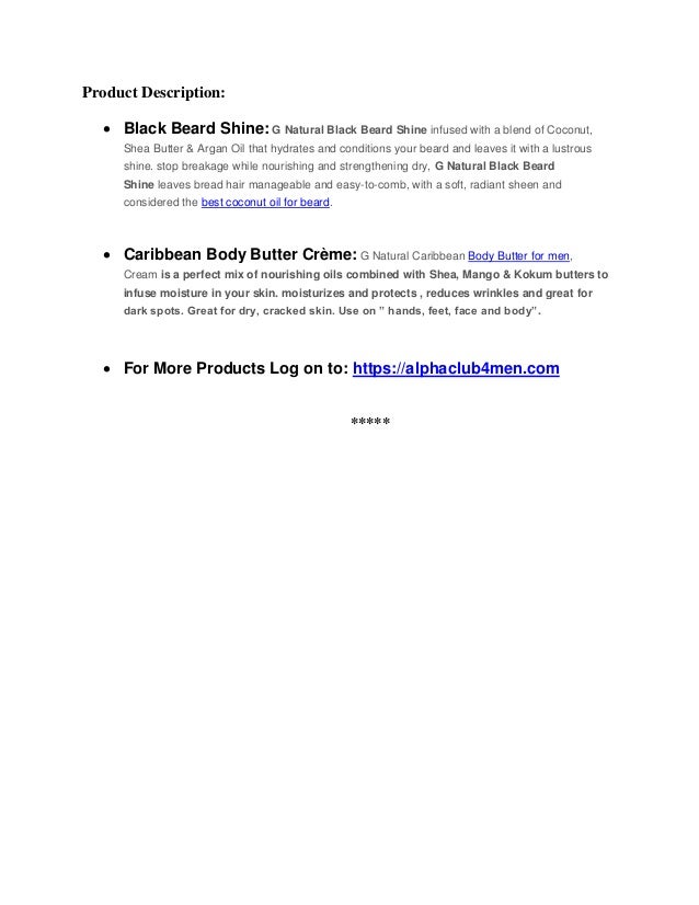 About Alpha Club For Men Products