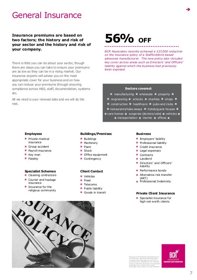 About Bcr Associates Ebrochure