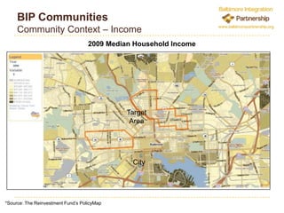 Implementing the BIPSystems Change / New Normal Seeking to create sustainability of integration of capital and workforce.Policy shifts at Anchor InstitutionsPolicy considerations in City Hall, Annapolis and DC.Economic inclusion policies and practices that better structure local hiring opportunities within public financing of capital projects.Increased investments in worker training that lead to  real jobsA broader view of community development that includes human capital development as key to future growth/ prosperity