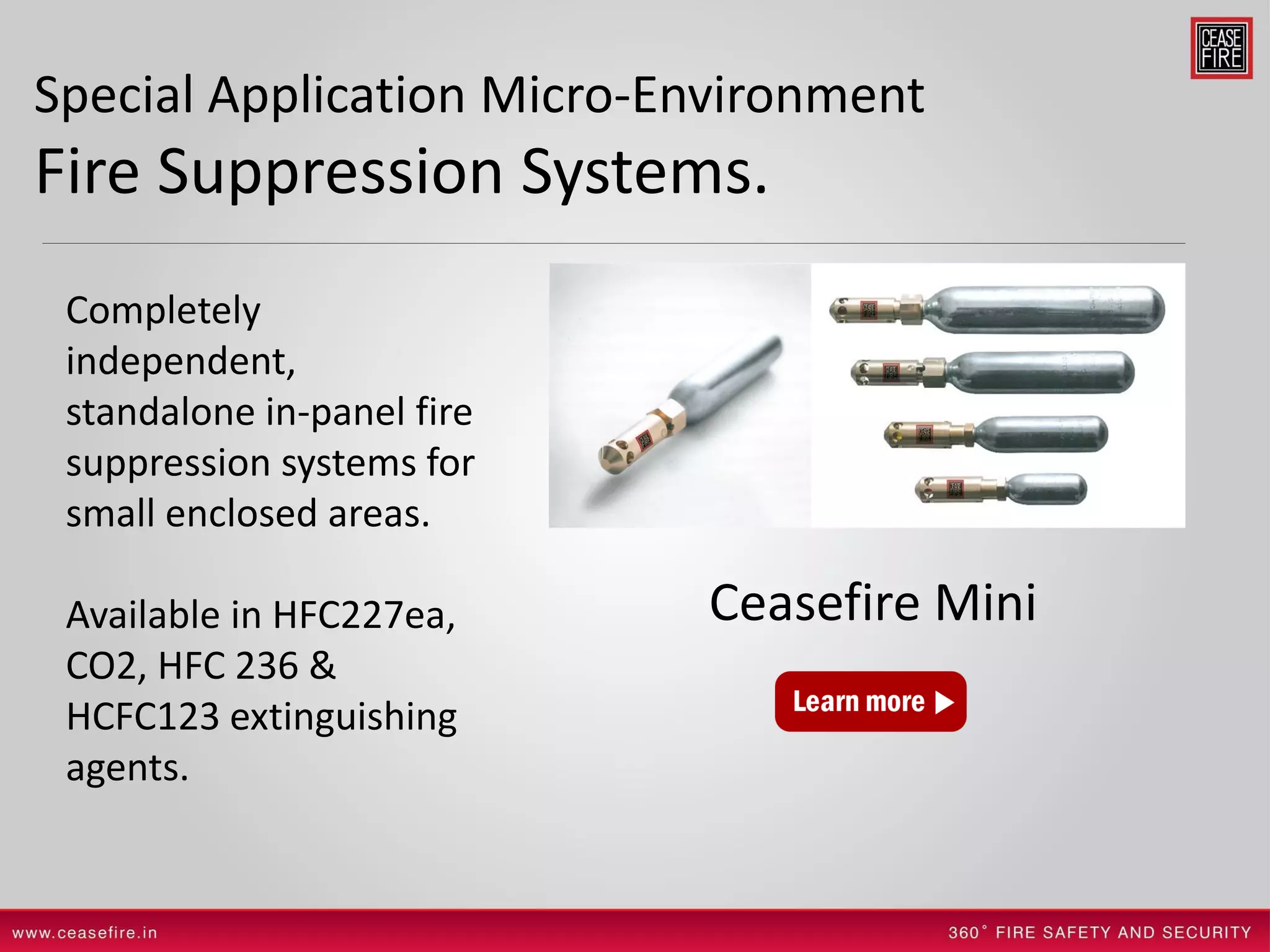 Ceasefire - World class Fire safety technologies, engineered to ...